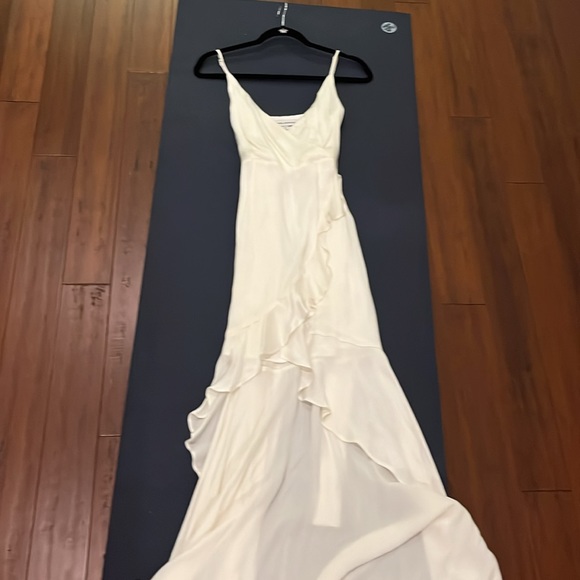 Karina Grimaldi white silk dress - Picture 3 of 4